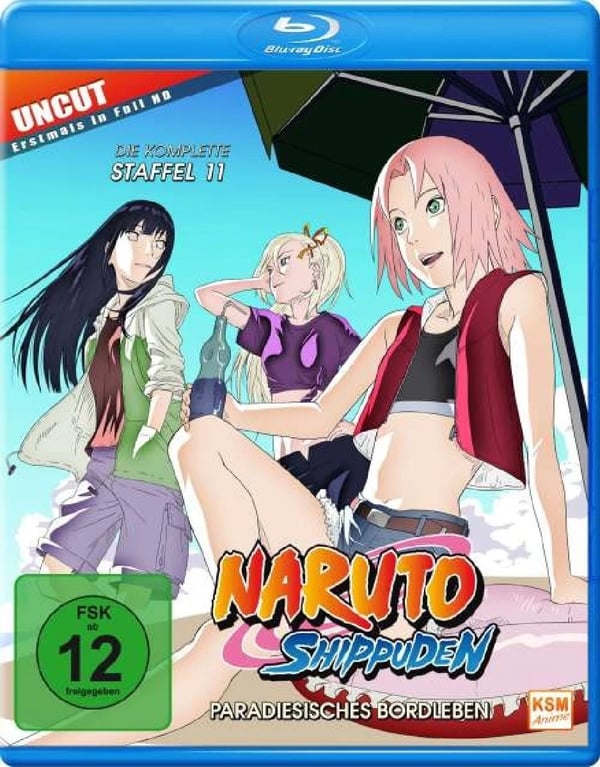 Naruto Shippuden Paradiesisches Bordleben Seas (FSK 12 Jahre) Blu (Bluray) Brand New