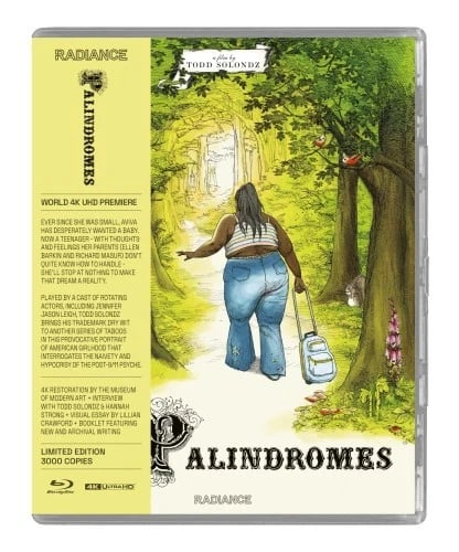 PALINDROMES 4K UHD (Blu Ray) Region free Brand New