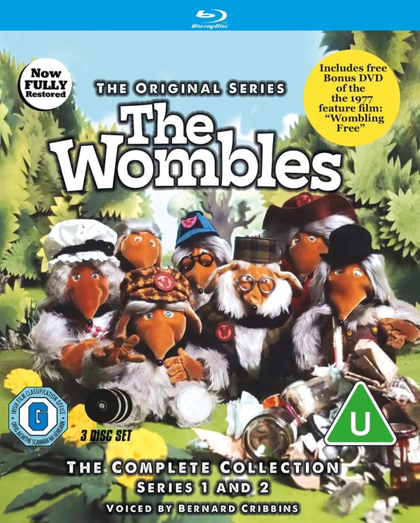 The Wombles: The Complete Collection (Bluray) Bernard Cribbins Brand New