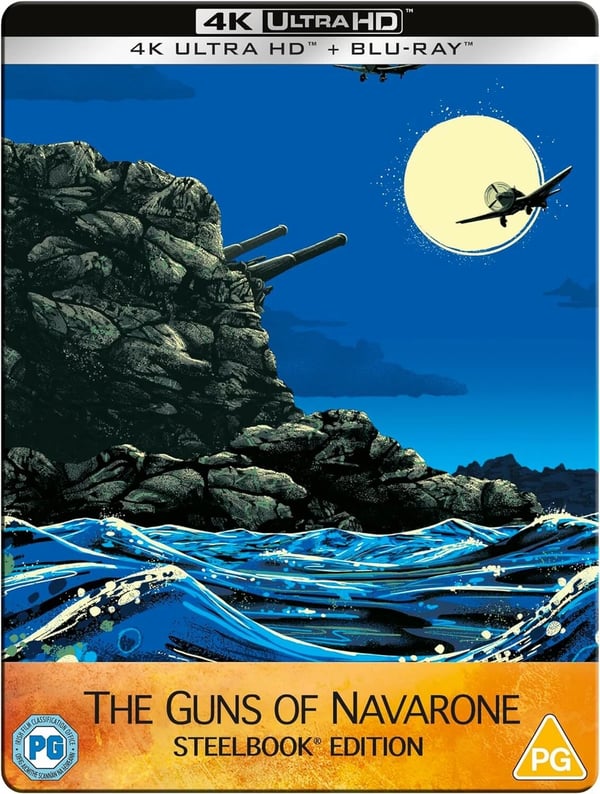 The Guns Of Navarone 4K Ultra HD Steelbook [Bluray] [Region A B C] Brand New