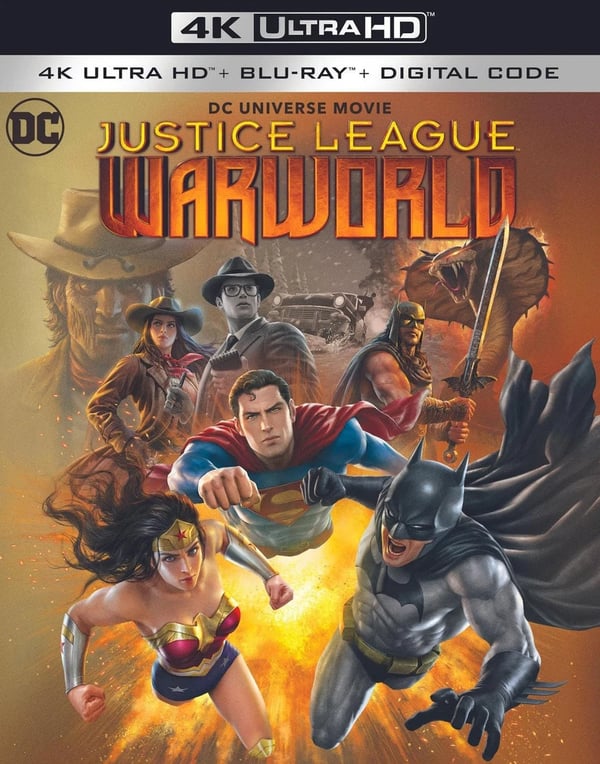 Justice League: Warworld (Bluray) Jensen Ackles Ike Amadi Troy Baker Matt Bomer Brand New