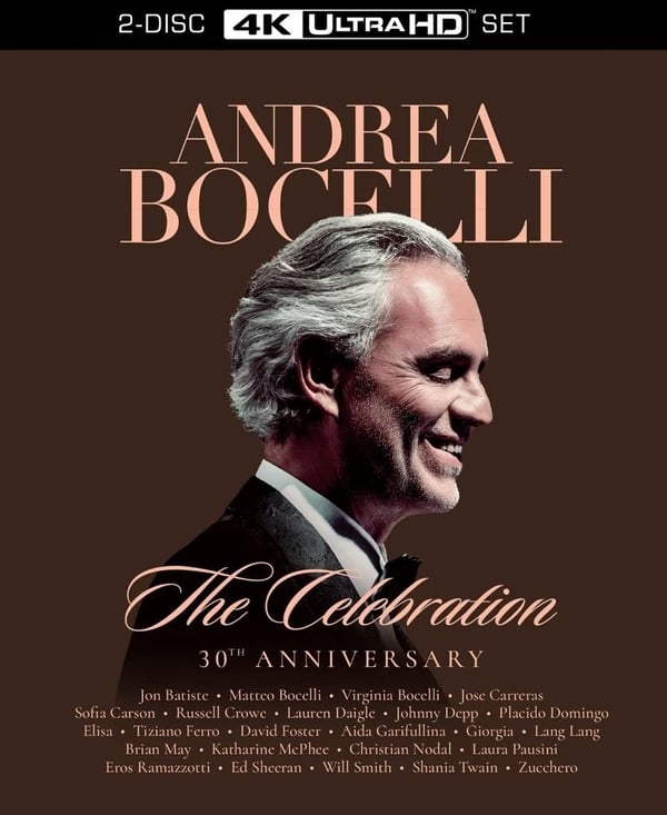 Andrea Bocelli: The Celebration 30th Ann (4K UHD Bluray) (PRESALE 14/11/2025) Brand New