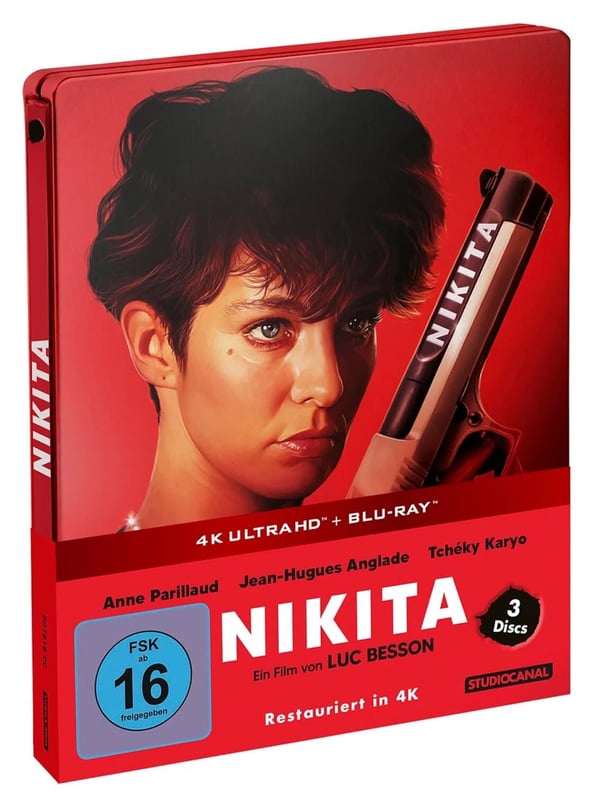 NIKITA 1990 / 3 Disc Uncut Edition (4K UHD) Region B Bluray Brand New