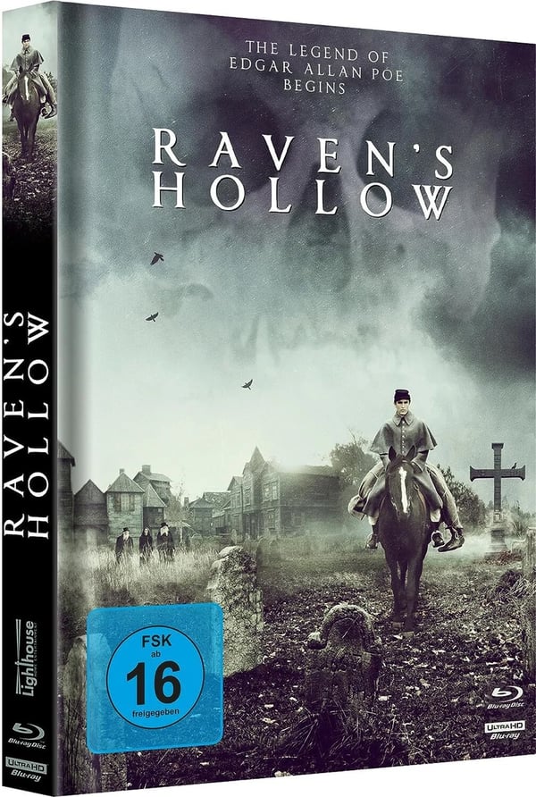 RAVEN'S HOLLOW 2022 / 2 Disc Mediabook / Shudder (4K UHD) Region B Blu Ray Brand New