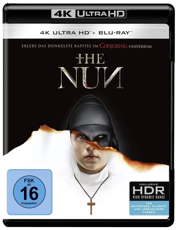 THE NUN 2018 / Bonnie Aarons (4K UltraHD) (+ Bluray 2D) Bluray Brand New
