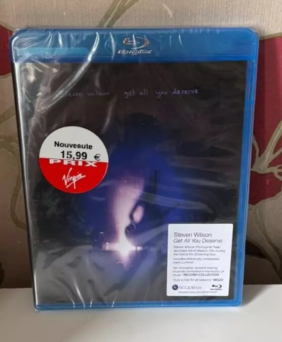 Steven Wilson Get All You Deserve Region Free BluRay Porcupine Brand New