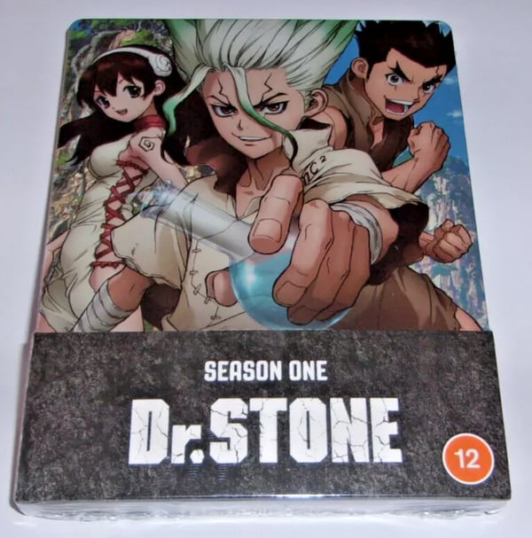 Dr. Stone Season 1 (4Disc Bluray, Steelbook, ) Funimation Anime Brand New