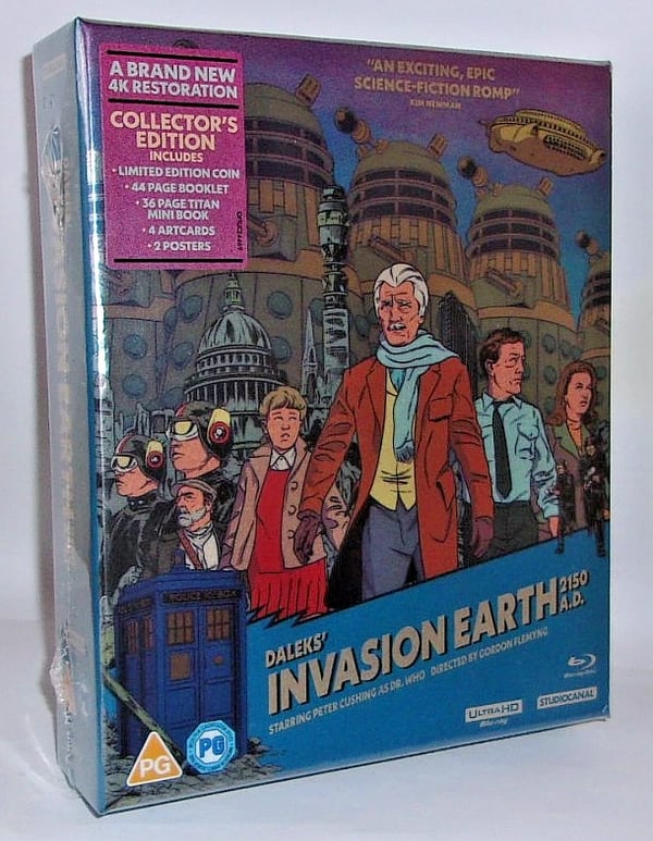 Daleks' Invasion Earth 2150 A.D. (4K UHD+BluRay, 2022) Collectors Ed Brand New
