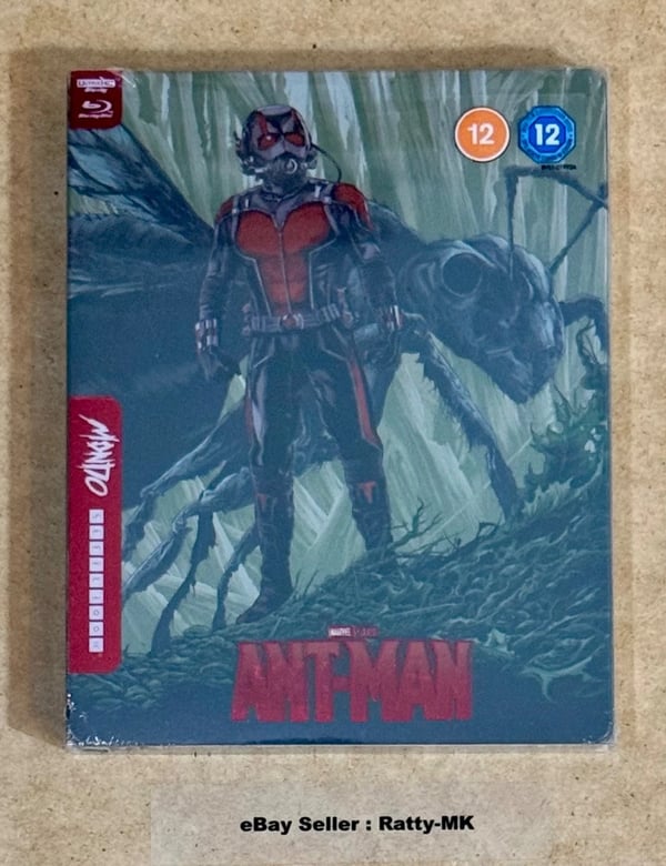 ANTMAN MONDO 4K + BLU RAY STEELBOOK Brand New