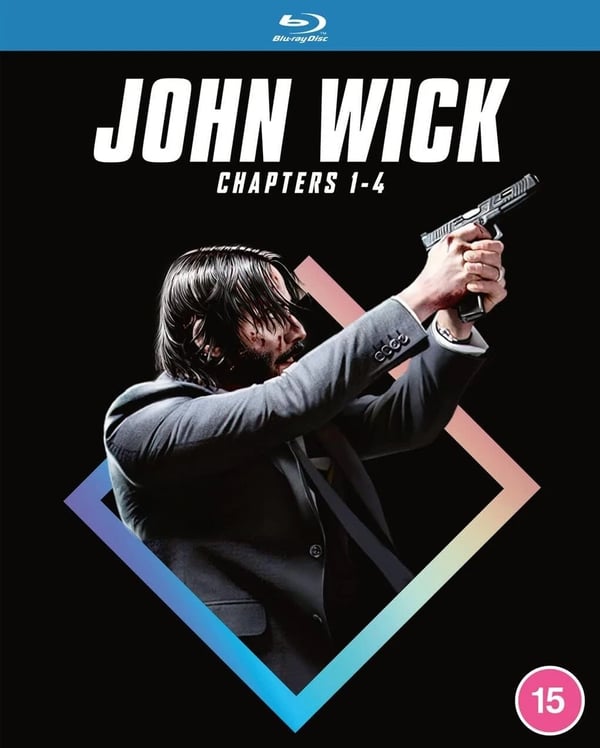 JOHN WICK QUADRILOGY 14 BLU RAY MOVIE PART 1 2 3 4 FILM COLLECTION R2 Brand New