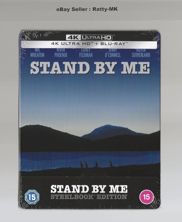 STAND BY ME 4K UHD + BLU RAY STEELBOOK Brand New