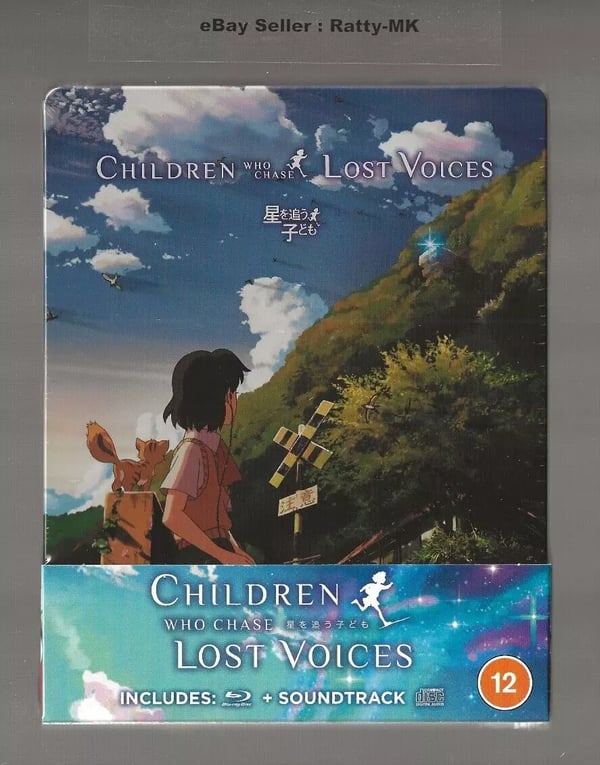 CHILDREN WHO CHASE LOST VOICES BLU RAY + CD STEELBOOK Brand New