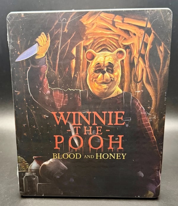 WINNIE THE POOH BLOOD AND HONEY BLURAY STEELBOOK READ DESCRIPTION! Brand New