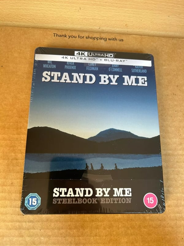 Stand by Me (1986) 4K UHD Blu Ray SteelBook Stephen King Brand New