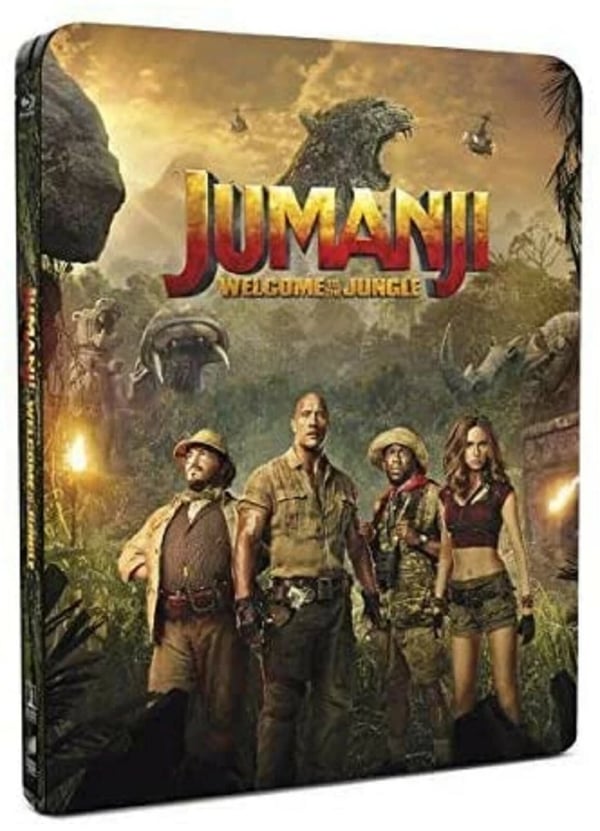 Jumanji Welcome To The Jungle Limited Ed Steelbook 4K UHD Movie Film Brand New