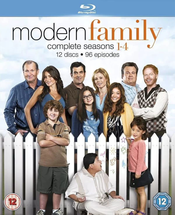 MODERN FAMILY COMPLETE SERIES 14 Blu Ray Boxset Season 1 2 3 4 R2 Brand New
