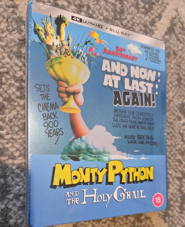 MONTY PYTHON AND THE HOLY GRAIL UHD 4K steelbook Brand New