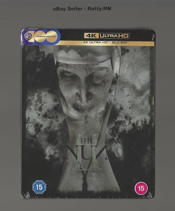 THE NUN II 2 4K + BLU RAY STEELBOOK Brand New