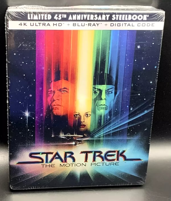 STAR TREK THE MOTION PICTURE 45TH ANNIVERSARY 4K UHD BLURAY STEELBOOK ! Brand New