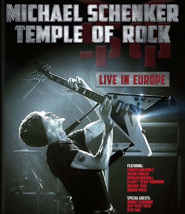 TEMPLE OF ROCKLIVE IN EU DVD Music Video Concert R2 Brand New