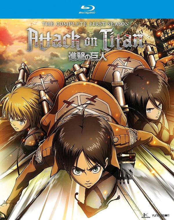Attack on Titan: Complete Season One (Bluray) Bryce Papenbrook Trina Nishimura Brand New