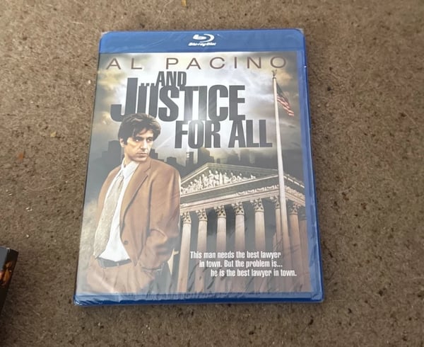 And Justice for All BLURAY (Al Pacino OOP ) Law Drama 1979 Brand New