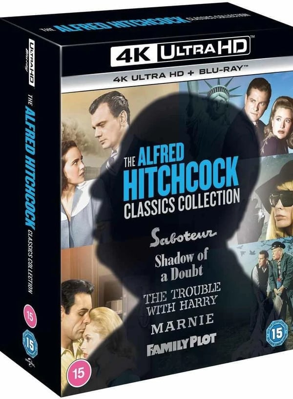 Alfred Hitchcock Classics Collection 2 (5 Films) 4K Ultra HD + BluRay Brand New