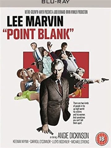 Point Blank (18) 1967 BR+DVD Bluray Region 2 Brand New