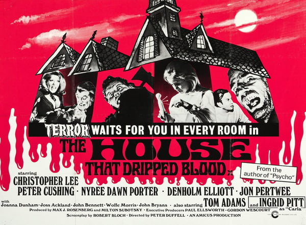 The House That Dripped Blood (1971) Skräckfilm DVD