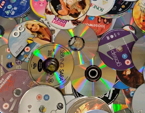 500 brukte CD-er for PC/DIY - DVD-medier