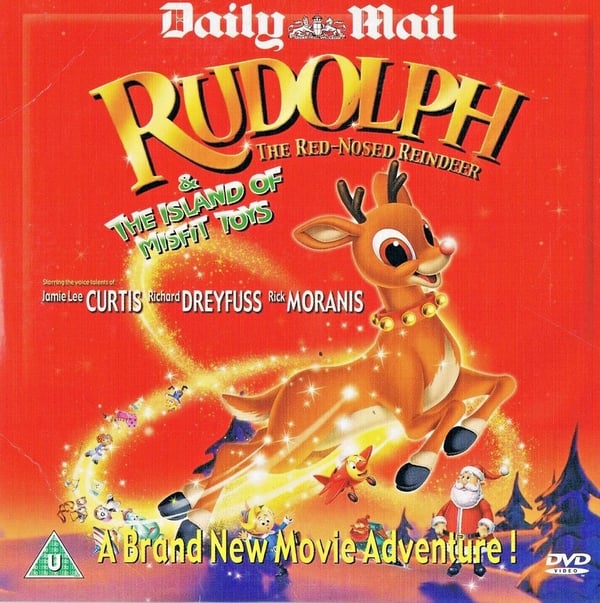 Rudolph Den Rødnosede Reinsdyr & Øya med Misfit Leker (2001) - DVD