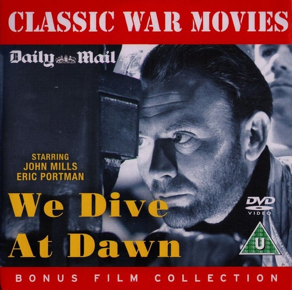 We Dive at Dawn – Klassisk krigsfilm med John Mills & Eric Portman (Promo DVD)