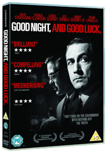 Good Night, and Good Luck (2006) med David Strathairn, George Clooney - DVD