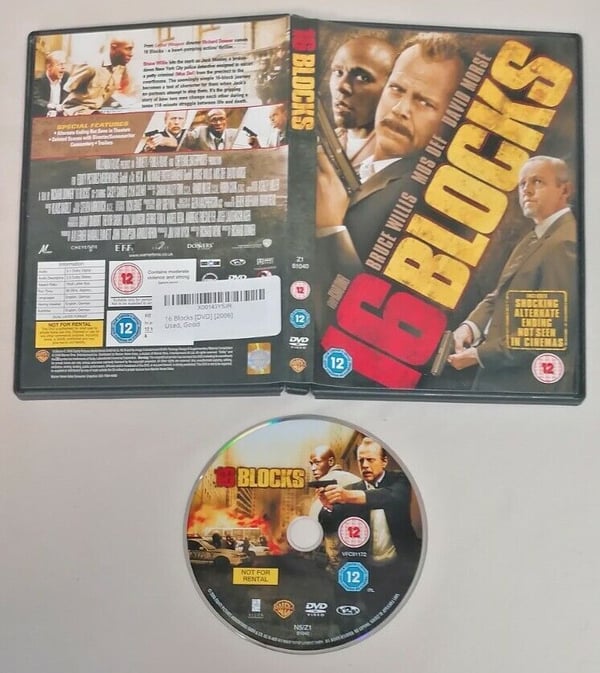 16 Blocks Bruce Willis Mos Def David Morse Action DVD (UK)