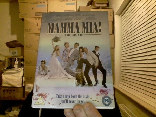 Mamma Mia! DVD med Amanda Seyfried & Meryl Streep (2008)