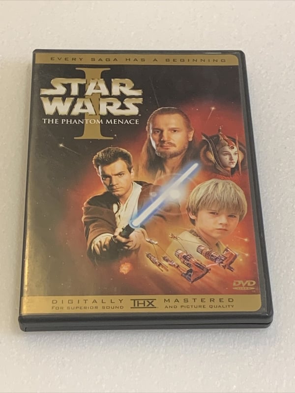 Star Wars Episode I: Den skjulte trussel (Engelsk/Fransk DVD, 2001) Star Wars Episode I: Den skjulte trussel (Engelsk/Fransk DVD, 2001)