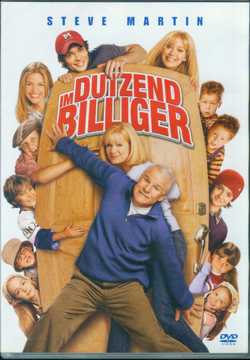 Fullt hus (Cheaper by the Dozen) - DVD med Steve Martin