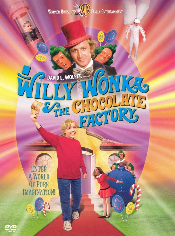 Willy Wonka & Sjokoladefabrikken DVD – Klassisk Familiefilm