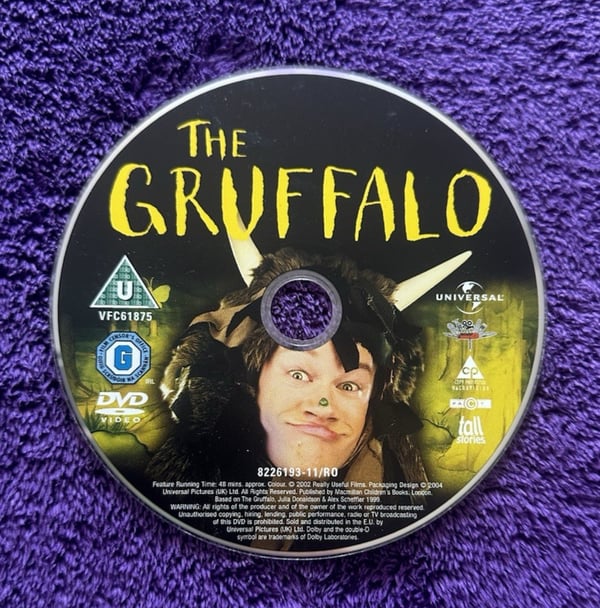 The Gruffalo (Kun Plate, 2002 DVD)