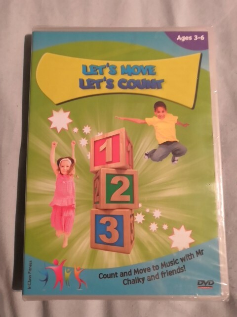 InClass Fitness - Let's Move Let's Count - DVD för barn 3-6 år