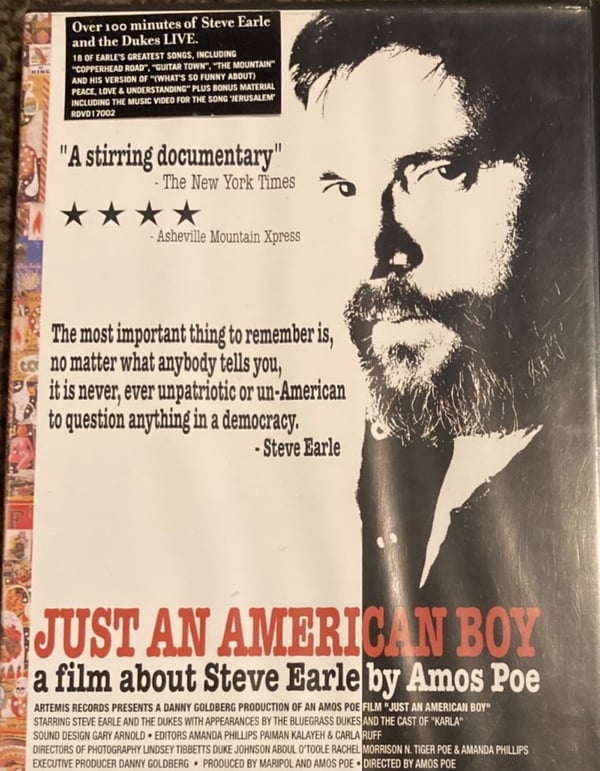 Steve Earle - Just An American Boy DVD (2004)