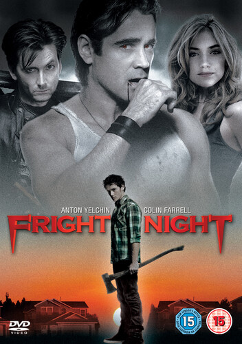 Fright Night (2012) DVD, pääosissa Colin Farrell ja Gillespie