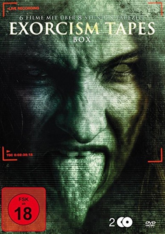 Exorcism Tapes Box 6 Film 8 Timers Spilletid - Metalboks DVD