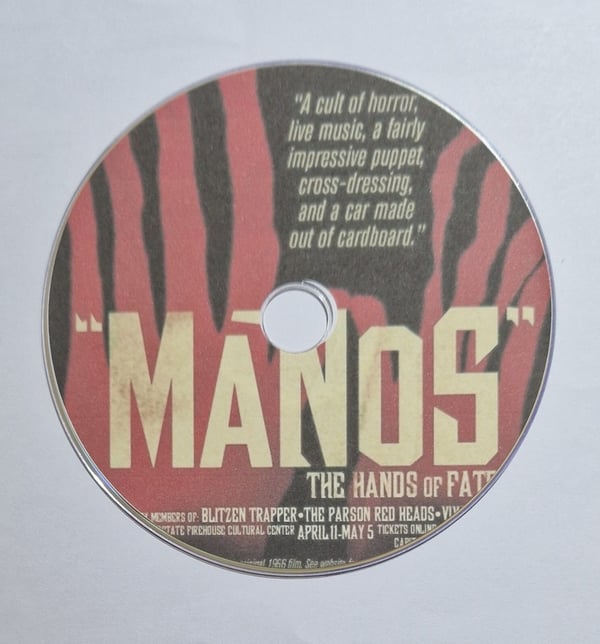 MANOS: THE HANDS OF FATE – Kultklassiker från 1966 på DVD