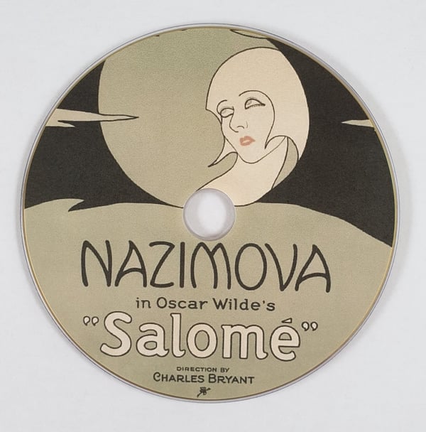 Salome (1922) Mykkäelokuva, Alla Nazimova, Arthur Jasmine DVD