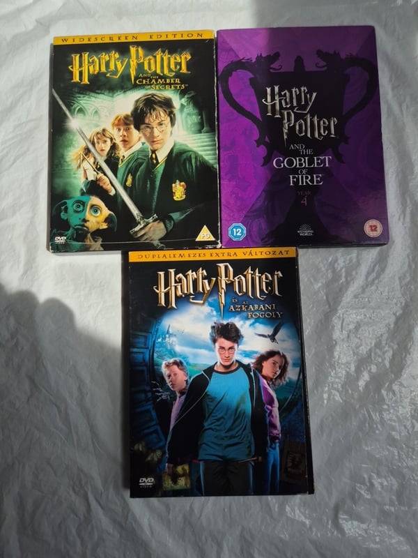 3 Harry Potter Film DVD - Samling