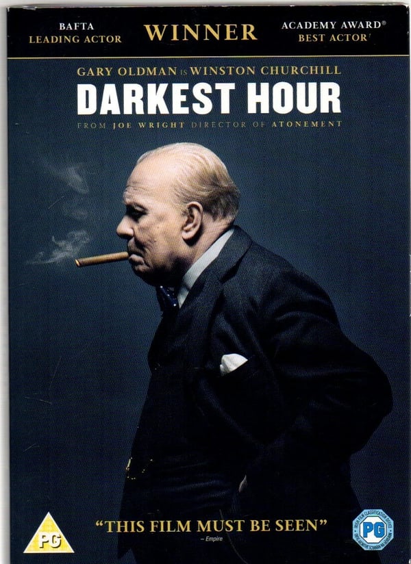 Darkest Hour DVD (2018) med slipcase
