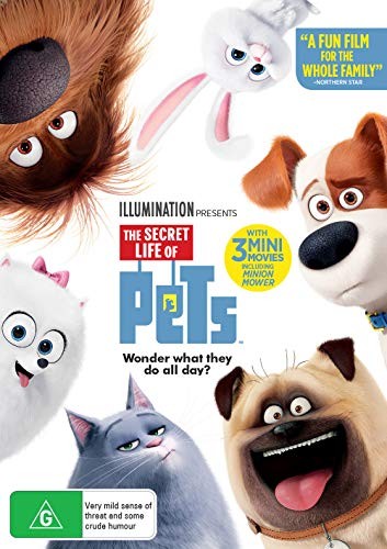 The Secret Life of Pets & 4 – Animert Film DVD (Import Australia)
