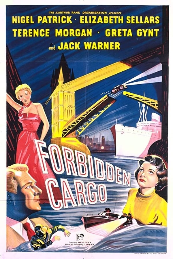 Forbidden Cargo DVD (1954) – Film Noir med Jack Warner