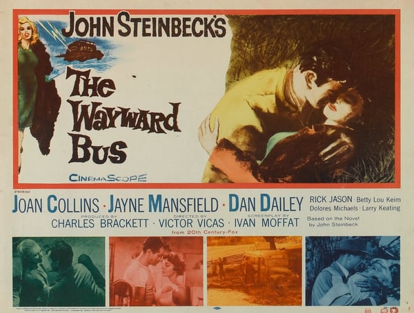 The Wayward Bus (1957) med Joan Collins, Jayne Mansfield DVD